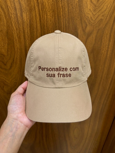 Boné Bordado Personalizado — Sua Frase, Seu Estilo