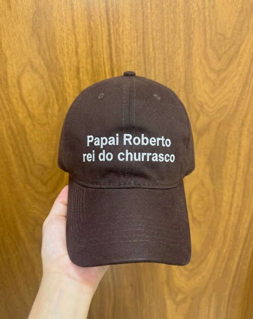 Boné Bordado Personalizado — Personalize para o Papai